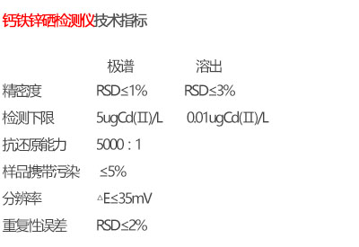 鈣鐵鋅硒檢測儀技術指標 鈣鐵鋅硒檢測儀技術指標